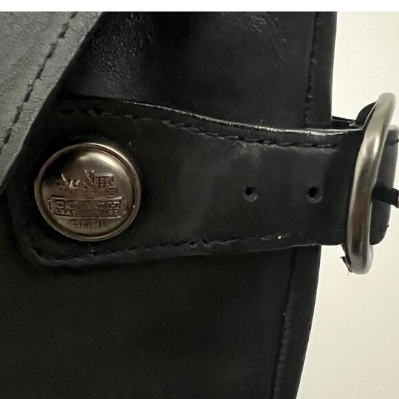 COACH BENITA BLACK SOFT LEATHER FLAT SOLE WOMEN'S TALL RIDING BOOTS SIZE 5 1/2 B - Picture 9 of 16